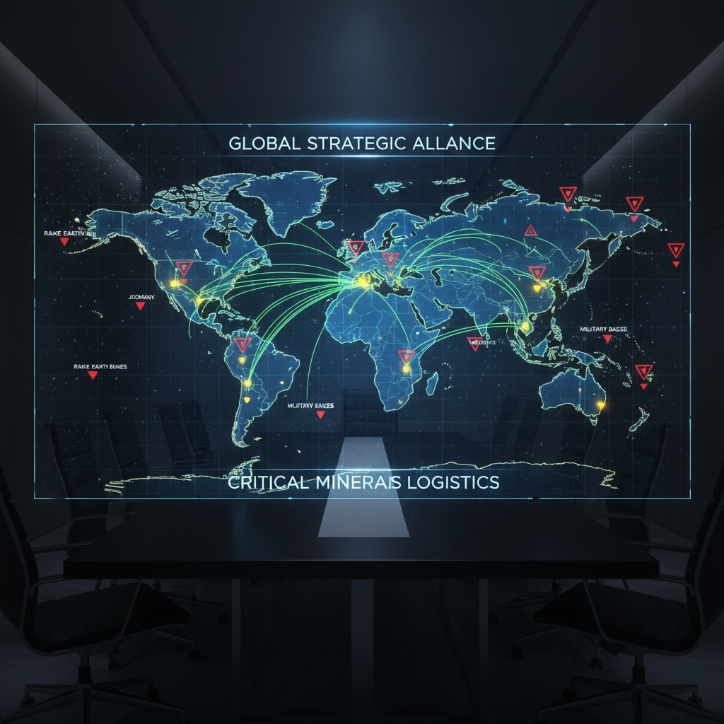 Bản đồ chuỗi cung ứng khoáng sản đất hiếm toàn cầu