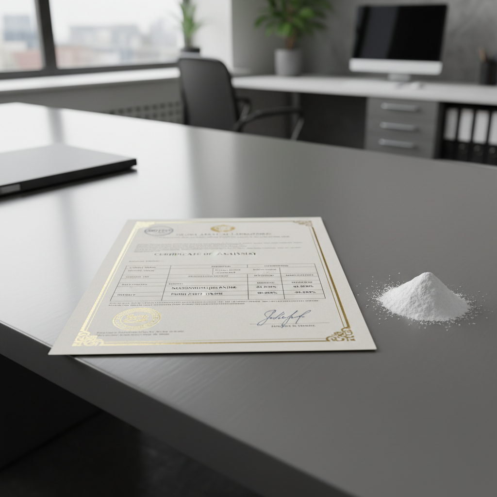 Chứng chỉ kiểm định độ tinh khiết oxit đất hiếm chuẩn ISO